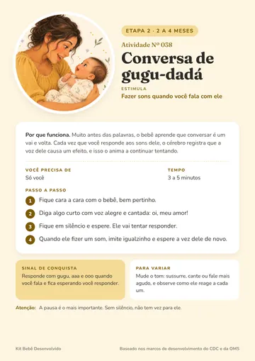 Ficha 038: Conversa de gugu-dadá