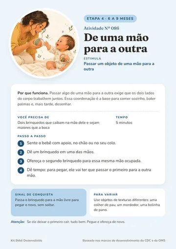 Ficha 086: De uma mão para a outra