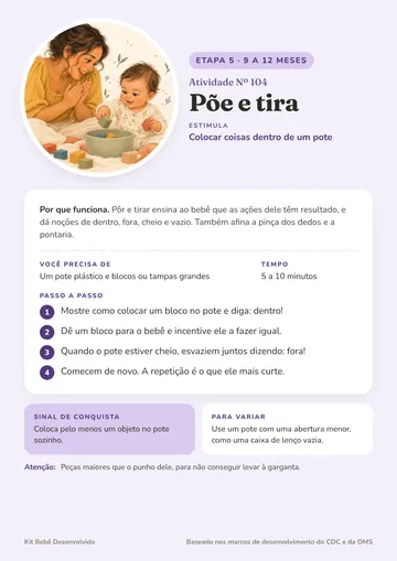 Ficha 104: Põe e tira